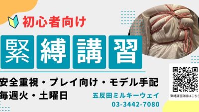 初心者向け緊縛講習のご案内